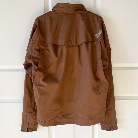 Motorfist Pilot Brown Jacket Size Medium - Picture 15 of 16